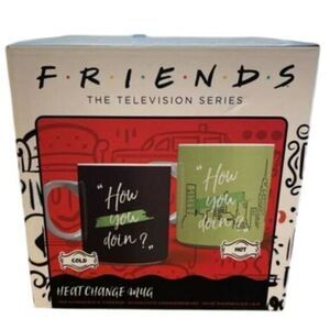 FRIENDS TELEVISION SERIES HEAT‎ CHANGE TEA -COFFEE MUG - HOW YOU DOIN?